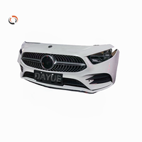 Parachoques delantero usado original para Mercedes Benz A-series W177 Sport 2019-2022 Kit de carrocería de coche con rejilla de segunda mano