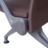 Chaises de salle d'attente durables et écologiques à 4 places pour aéroports, hôpitaux, écoles, centres commerciaux et hôtels – Fournisseur chinois, utilisation multi-scènes