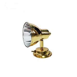 Isure Marine Brass Wall Lamp <b>12V</b> <b>Dc</b> Incandescent Bulb Surface Mounted Outdoor Use - Product Image 3