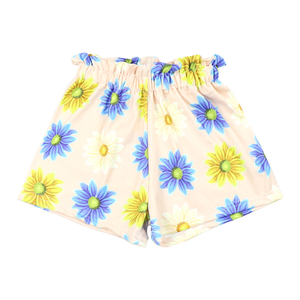 Short personnalisé à imprimé de fleurs pour enfants Short décontracté à cordon de serrage pour les filles de 0 à 10 <span class=keywords><strong>ans</strong></span> Short d'été personnalisé - Product Image 2