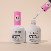 UNIGEL Gel Constructeur en Bouteille 35ml pour Extension d'Ongles, Sans HEMA, Vernis à Ongles pour Salon, Personnalisation OEM ODM