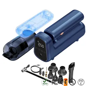 Không dây lốp Inflator kỹ thuật số tự động Máy nén khí di động con trỏ bơm mini nhỏ gọn xe lốp inflator