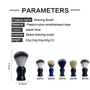 Lápiz de Color para hombre, pluma de relleno de barba, juego de cepillo de barba, regalo, oso, OEM, caja de tejón, planta de plástico - Product Image 6