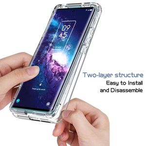 Moda antiurto cambia colore custodia per cellulare cristallina Tpu Pc paraurti custodie per telefono Cover posteriore per <span class=keywords><strong>Tcl</strong></span> <span class=keywords><strong>20</strong></span> Pro 5G - Product Image 3