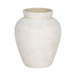 Vase décoratif rond texturé en terre cuite pour la maison, le salon, le bureau ou comme centre de table - Product Image 3