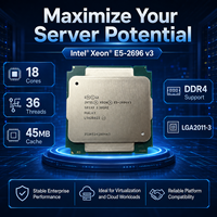 Procesador de Servidor Intel Xeon E5-2696 V3 SR1XK, 18 Núcleos, 36 Subprocesos, 2.3GHz, 45MB de Caché, 145W, LGA2011-3