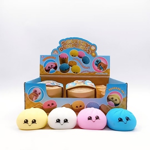Giocattolo Antistress Squishy a Forma di Bao Bao (Panino Cinese) Colorato e Carino, con Faccina Sorridente, <span class=keywords><strong>per</strong></span> Promozioni, all'Ingrosso - Product Image 5