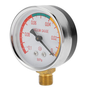 Đồng hồ đo áp suất chân không Huben-0 ~ -30inhg 0 ~ -1 bar Đồng hồ đo áp suất không khí quay số mini đồng hồ đo áp suất chân không - Product Image 4