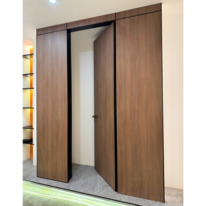 Cửa gỗ nhôm khung không viền cao cấp, thiết kế bí mật ẩn giấu, lắp đặt sẵn, cách âm, dành cho biệt thự sang trọng - Product Image 3