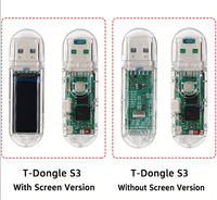 Carte de développement T-Dongle-S3 ESP32-S3 avec écran LCD de 0,96 pouce, mini carte programmable ESP32 WiFi pour Bluetooth pour Arduino