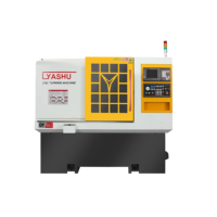Tour CNC à lit incliné horizontal de haute qualité, léger, avec fonction automatique pour la découpe des métaux, prix compétitif