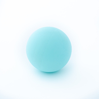 Balle de massage en silicone élastique personnalisée avec logo de couleur, pour le massage du corps, la relaxation des muscles du dos, le yoga, le Pilates, la fascia