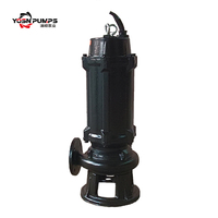 Pompe centrifuge verticale submersible pour eaux usées, 1 CV, 2-2,5 m³/h, en acier inoxydable, 5,5 kW