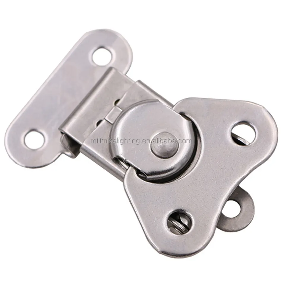 Stainless Steel 304# Butterfly Knob Handle Hasp Clasp Pull Door Lock Road Case Accessories Butterfly Latch