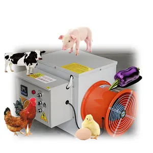 Aquecedor elétrico de eficiência energética industrial para estufas de avicultura, 5kw, 10kw, 15kw, 20kw, 30kw, linha de frango
