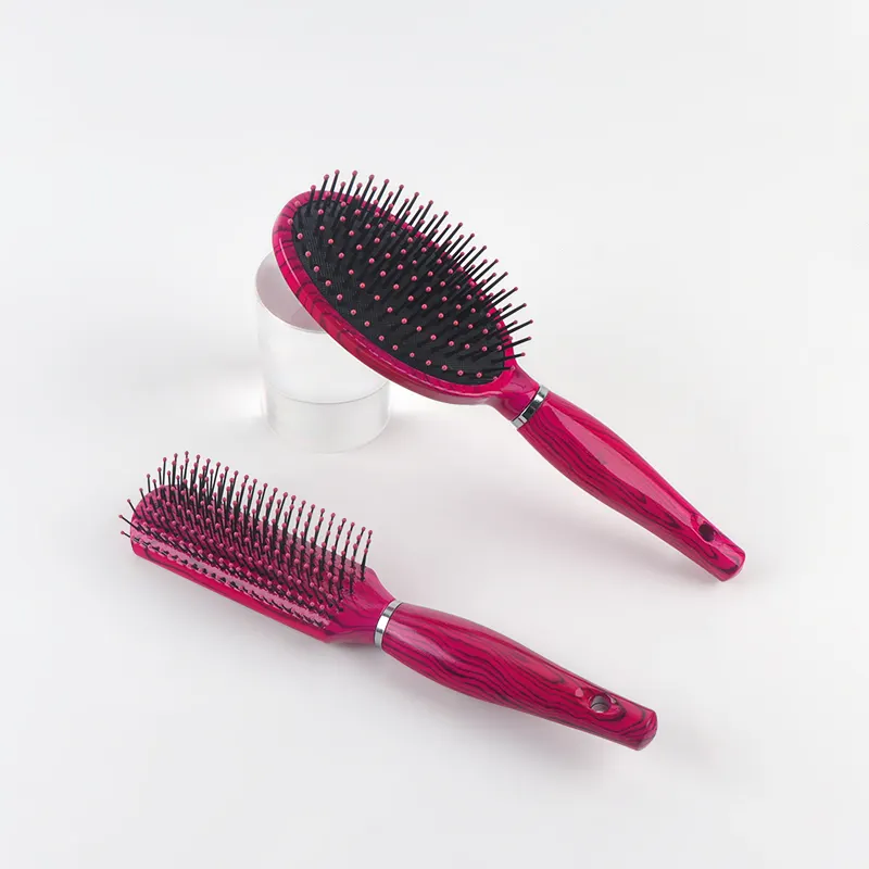 Private Label Custom Logo Brush Hair Color Comb With Water Transfer Printing