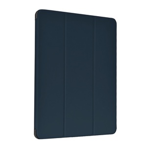 Custodia protettiva intelligente per iPad Pro 11 2021 con Design a tre pieghe con PC TPU materiali in pelle blu Cover con supporto per matita - Product Image 1