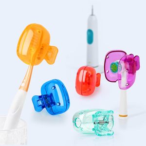 Clip et étui de rangement pour brosse à dents en plastique portable, best-seller, avec capuchon de protection pour les voyages - Indispensable - Product Image 2