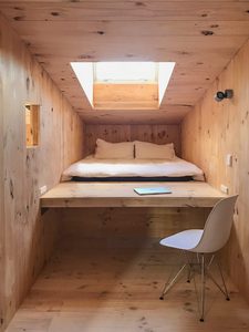 Maison en bois préfabriquée de 35 mètres carrés entièrement personnalisée et confortable avec <span class=keywords><strong>grenier</strong></span> à deux étages avec conception modulaire - Product Image 4