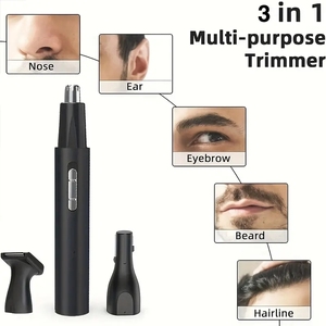 Offre Spéciale 3 en 1 professionnel IPX6 entièrement étanche électrique <span class=keywords><strong>rasoir</strong></span> facial oreille <span class=keywords><strong>et</strong></span> <span class=keywords><strong>nez</strong></span> tondeuse pour les hommes - Product Image 2