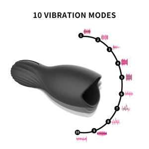 Высококачественный водонепроницаемый силиконовый автоматический вибратор-мастурбатор 2-в-1 для мужчин, карманный, без рук, имитирующий вагинальный секс - Product Image 3