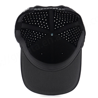 Richardson 112 Hoge Kwaliteit Oxford Dobby Trucker Pet met Aangepast Rubberen PVC Logo, Snel Droog, 5 Panelen, Luipaardprint, Waterdicht, 100% PVC