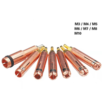 Collets de soudage à point en cuivre de haute qualité pour torche de soudage à point, mandrin de soudage à point M3 M4 M5 M6 M8 M10