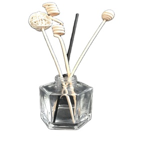 Disponibile con Consegna Rapida, Bottiglia in Vetro Esagonale per Aromi 50ml/100ml/120ml, Flacone Diffusore Trasparente di Alta Qualità per Casa e Auto - Product Image 6