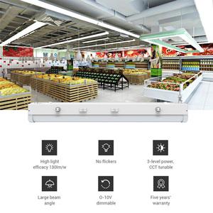 米国株DLC認証済み送料無料倉庫調光センサーストリップフィクスチャLEDリニアライト - Product Image 5