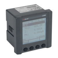 Medidor de Energía Trifásico de CA Acrel APM520/CE con Comunicación Ethernet y Protocolo Modbus-TCP para Montaje en Panel