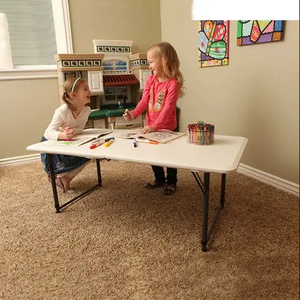 Mesa plegable de plástico para portátil, alta resistencia, altura ajustable, para fiesta de niños, 122cm - Product Image 4