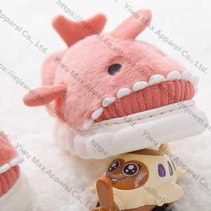 Chaussons de maison en peluche Fuzzy Concha Cozy <span class=keywords><strong>Shark</strong></span> pantoufles d'hiver unisexe - Product Image 6