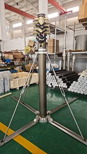Mât télescopique pneumatique à charge lourde de 6 m, 8 m, 12 m avec tré<span class=keywords><strong>pied</strong></span> <span class=keywords><strong>pour</strong></span> imagerie thermique longue portée - Product Image 2