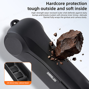 Étui de protection pour stabilisateur DJI Osmo Pocket 4/Pocket 3 avec couvercle rabattable anti-poussière et rangement pour filtres - Product Image 2