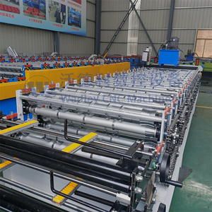 Color Steel Wall Panels & Corrugated Iron Roof <b>Sheets</b> Machine Double Layer Galvanized <b>Tile</b> Corrugated Roll Forming Machine - Product Image 5