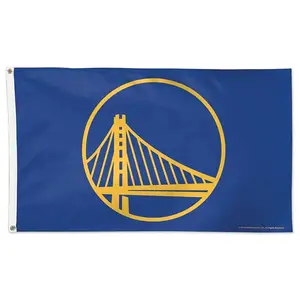 Custom NBA Golden State Warriors 3'x5' Flag Garage Man Cave College Dorm Decor Wall Decoration Banner Basketball