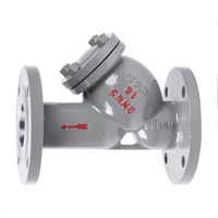 Filtro de brida de soplado de vapor de gas de alta temperatura tipo Y de acero fundido GL41H-16/25C de alta resistencia, compatible con las normas nacionales HQ 1
