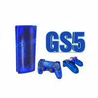 Console de jeu TV sans fil LR GS5 Mini 2,4 GHz avec 64 Go de mémoire, 20 000 à 30 000 jeux, prise en charge du multijoueur et du téléchargement en réseau