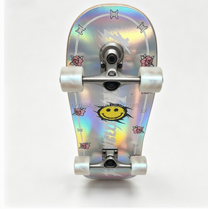 สเก็ตบอร์ด Smiley Land Surf ขนาด 31 นิ้ว, สเก็ตบอร์ดครุยเซอร์ไม้เมเปิ้ลสำหรับผู้ใหญ่ - Product Image 4