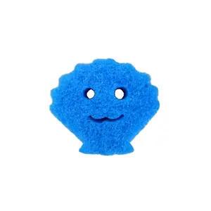 Free Samples Kitchen Sponge Shape Is Ergonomic Scrub Soft In Warm Water Hard In Cold Water Cleaning Sponge For Kitchen