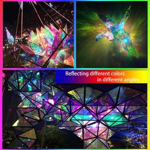 01XC Радужная световая тонированная пленка для строительства декоративная дихроичное стекло - Product Image 3