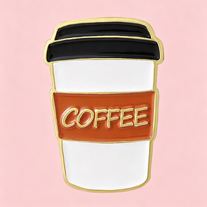 Pins Esmaltados de Café, Broches e Emblemas para Lapela de Bolsa com Temas de Grão de Café, Cafeteira, Xícara, Latte e Cappuccino, Joias, Presente para Barista, Ano Novo Chinês, Formatura - Product Image 1