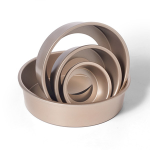 แม่พิมพ์เค้กชิฟฟอนแบบถอดก้นได้ รูปทรงกลม หลากหลายแบบ ใช้งานได้จริง สำหรับร้านเบเกอรี่ ช่างทำขนม และเชฟ - Product Image 2