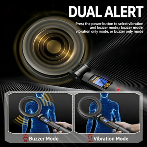 เครื่องตรวจจับโลหะแบบมือถือพร้อมขดลวดทองแดงสำหรับการตรวจจับกลางแจ้ง - Product Image 4
