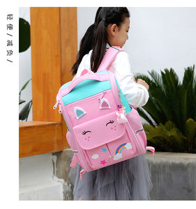 2024 vente chaude fabricants garçon enfants <span class=keywords><strong>cartable</strong></span> sac à dos fille sac à dos enfants chariot sac d'école avec roues et poignée - Product Image 5