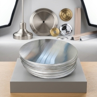 Disques en aluminium pour ustensiles de cuisine, alliages 1050/1060/1100/3003, surface revêtue, service de pliage inclus