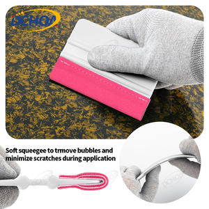 DCHOA Vinyle Wraps PPF Applicateur Outil Kit Cutter Fenêtre Teinte Film Voiture Emballage <span class=keywords><strong>Feutre</strong></span> Raclette Outils - Product Image 6
