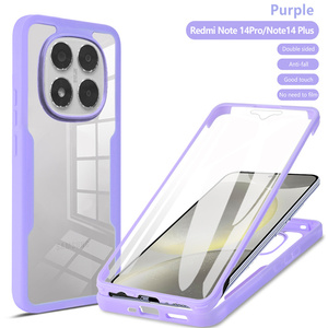 Lichicase เคสป้องกันสองชั้นป้องกันลายนิ้วมือ TPU + PC ฝาครอบโทรศัพท์สำหรับ Redmi <span class=keywords><strong>A7</strong></span> Pro M8 Pro เคสใส - Product Image 6