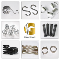 Guanlian - Vente chaude - Ressort en spirale télescopique en acier inoxydable 304 avec crochet, extensible, de style industriel
