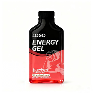 Label pribadi Gel energi kekuatan alami dengan asam <span class=keywords><strong>Amino</strong></span> elektrolit penguat energi minuman Diet energi jeli stik stroberi - Product Image 1